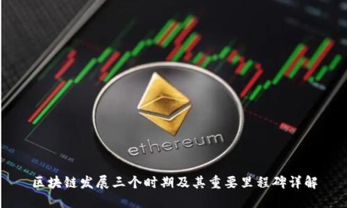 区块链发展三个时期及其重要里程碑详解