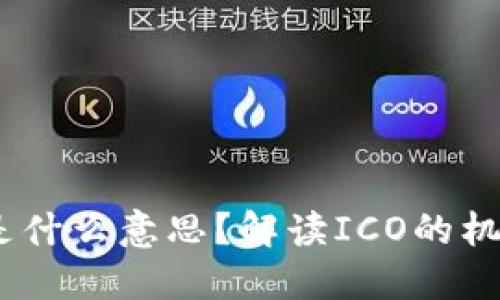 区块链的ICO是什么意思？解读ICO的机制、风险与未来